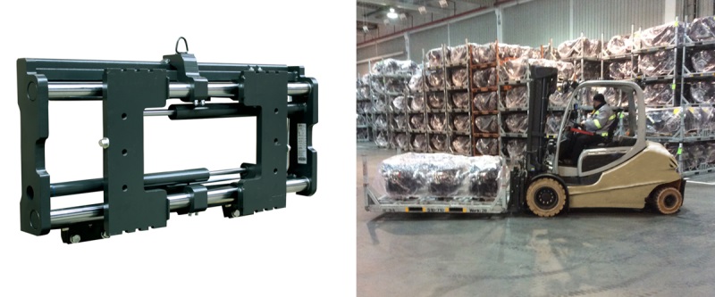 The 6-26A high-efficiency fork positioner, shaft guided, in the automotive edition.
