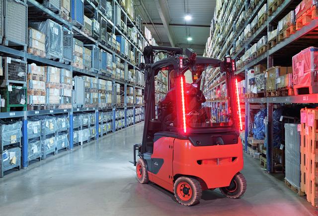 Linde's lighting options include Linde VertiLights and LED Stripes