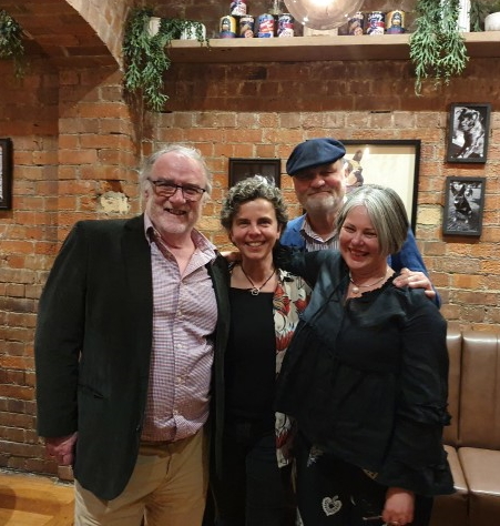 Forkliftaction founding members (L to R): Rodger Lamb, Ann Hofmans, Michael Leu and Melissa Barnett.