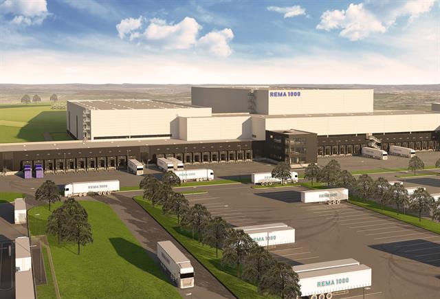 Artist's impression of the REMA 1000 facility