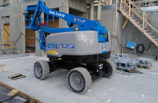 Lift & Loft was among the first to buy a Genie Z-60 FE