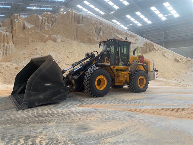 One of Port of Liverpool's new shovel loaders