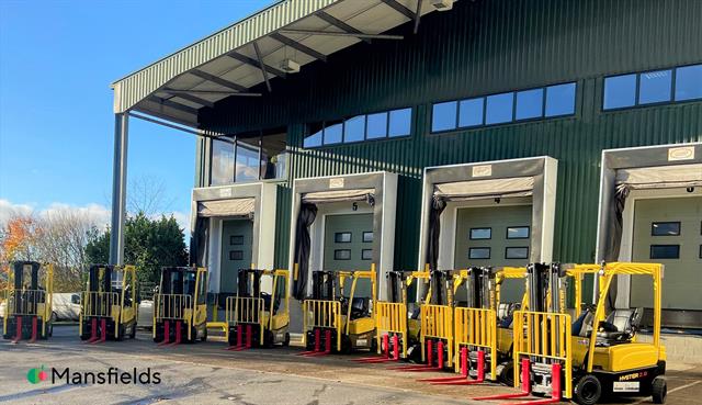 Mansfields has added of 15 new Hyster Li-ion machines