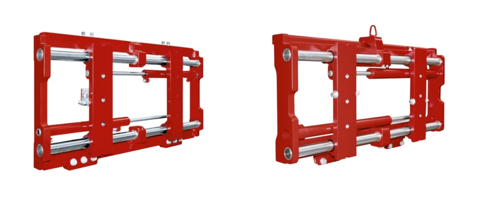 6-2506/6-2606G: High Performance Fork Positioner ISO 3 with valve block or separate sideshift.