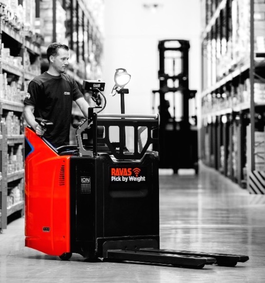 Ravas fork scales enable the weighing of pallets