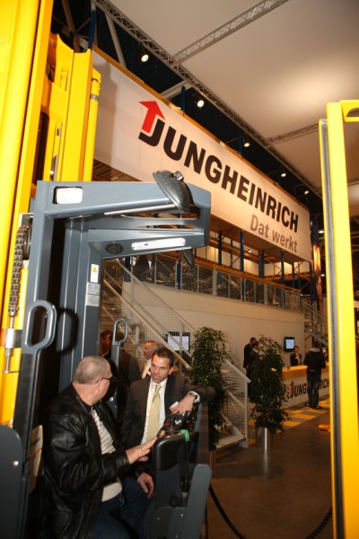 Jungheinrich showcased its used truck range.