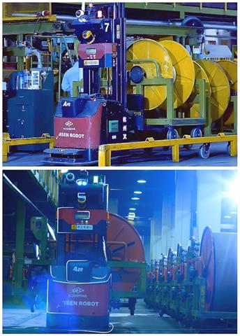 2t Stacking AGVs for Hangzhou Chaoyang Rubber
