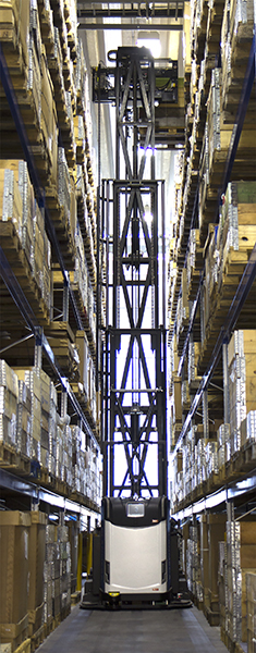 Rocla narrow aisle stacker AGV