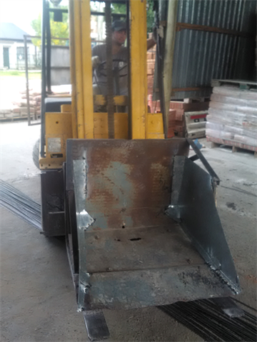 Custom sand loader.