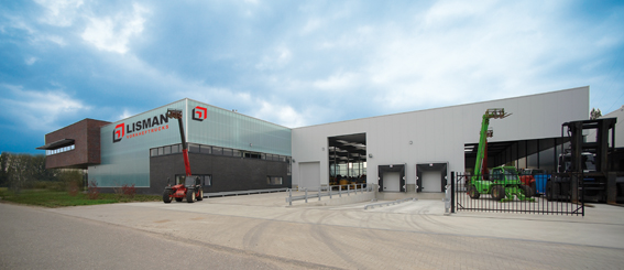 Lisman Vorkheftrucks's third equipment showroom in Ijsselstein.