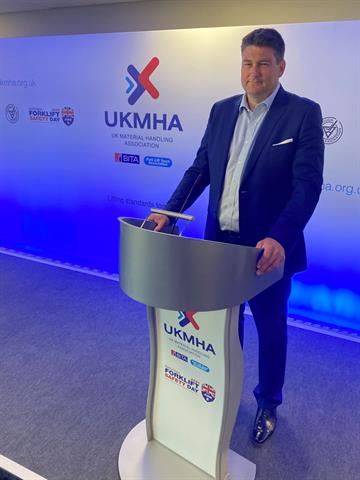 Crown's Simon Barkworth speaking in Birmingham