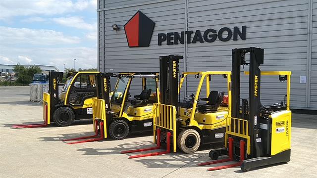 Pentagon Freight has added four new Hyster forklifts