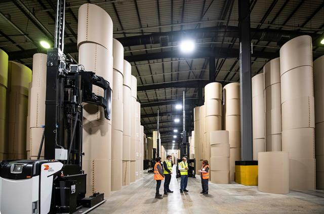 DS Smith has invested in 10 automated guided vehicles