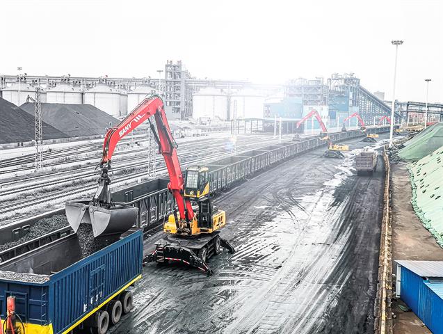 Sany's new material handler