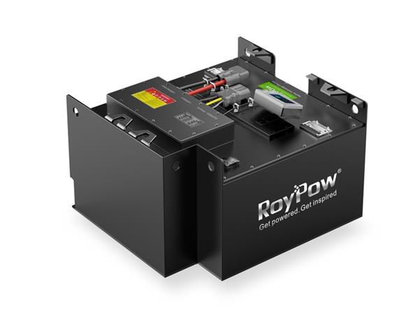 RoyPow LiFePO4 Forklift Battery F48280D<br />(click to enlarge image)