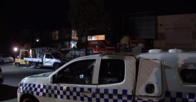Emergency services attend the accident. PHOTO: 7NEWS