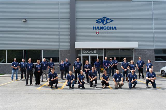 Hangcha Canada dealers at the headquarters