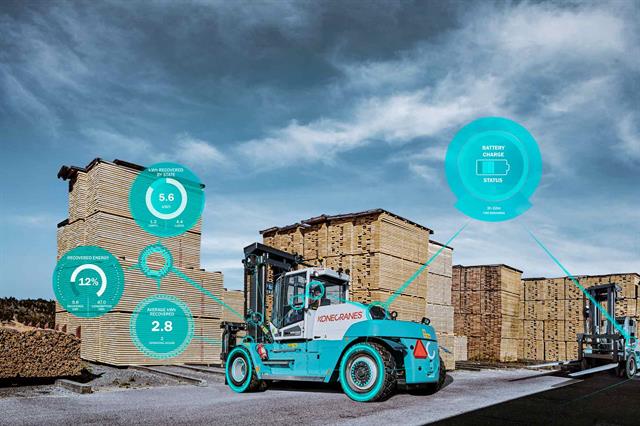 The E-VER electric forklift from Konecranes