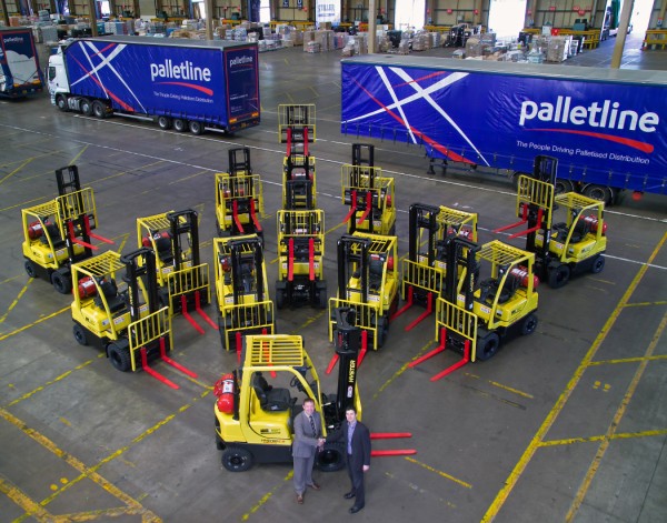 Barloworld Handling has supplied Palletline with a fleet of Hyster Fortens forklifts.
