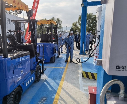 Filling hydrogen