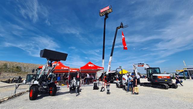 Bobcat's stand at Hillhead 2022