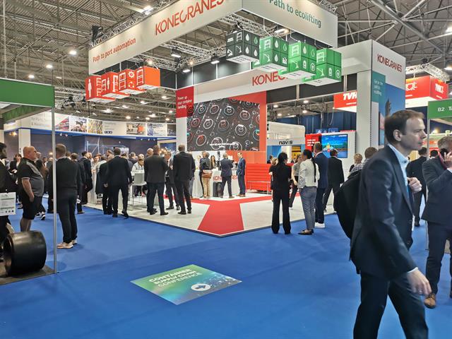 A busy show for Konecranes