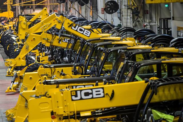 Demand for JCB machines has reached historic highs