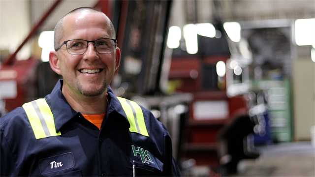 Every day is a new challenge when rebuilding forklifts
