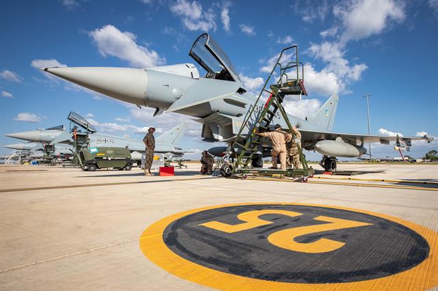 When the German Air Force sets a forklift challenge, they really set a challenge