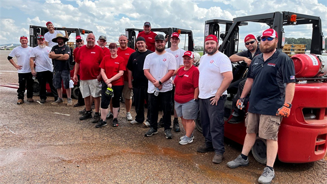 The Patriotic Pallet Project became a passion project for both our veteran and non-veteran associates.