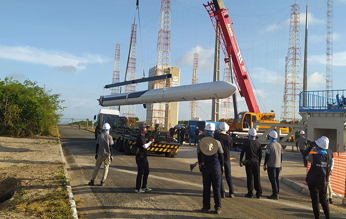 Sany helps Brazilian space launch