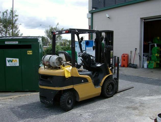 The forklift behind the drama.