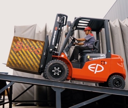 EP Equipment's approach to exporting has involved presenting itself as an international company