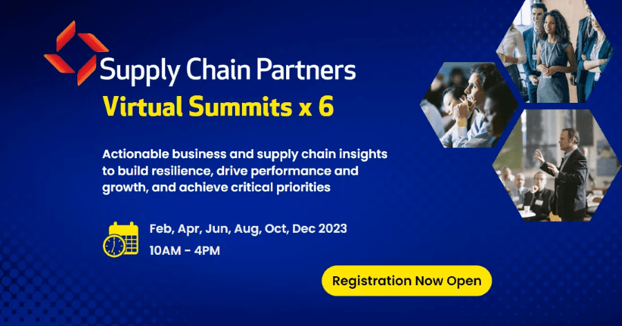 Supply Chain Partners Virtual Summits - Registration Now Open!