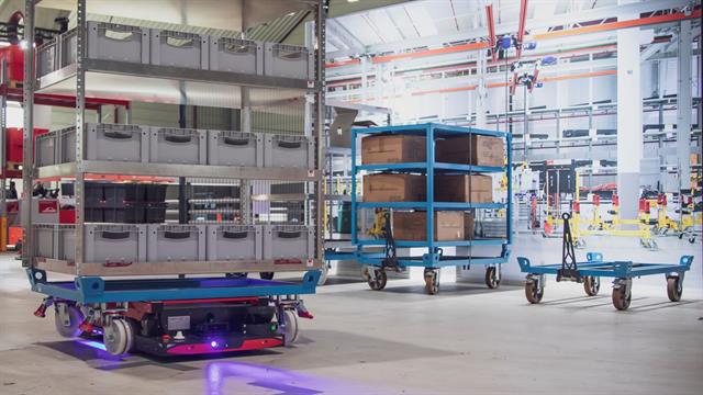 Linde's C-MATIC HP autonomous mobile robot