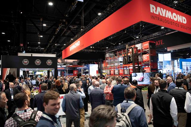 The Raymond stand attracted strong interest