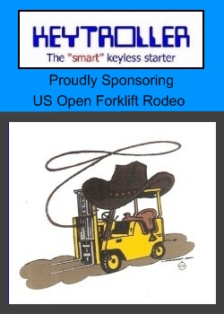 Keytroller, LLC is proud to be one of the sponsors for the upcoming US Open Forklift Rodeo