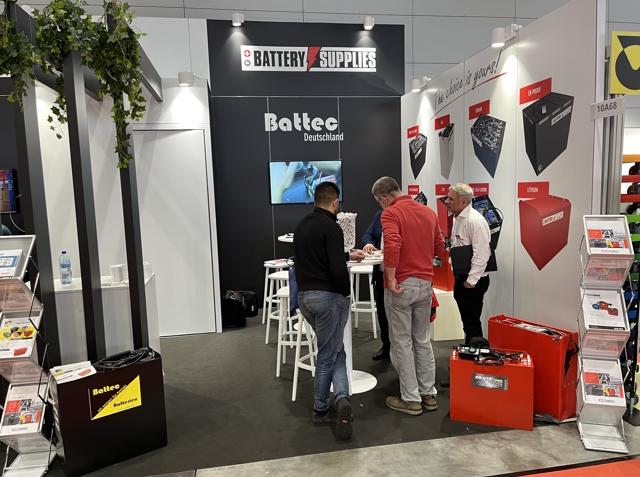 battery supplies at logimat