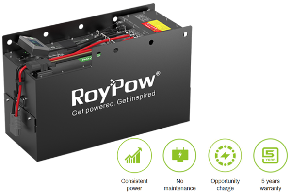 RoyPow F48210 LiFePO4 Forklift Batteries