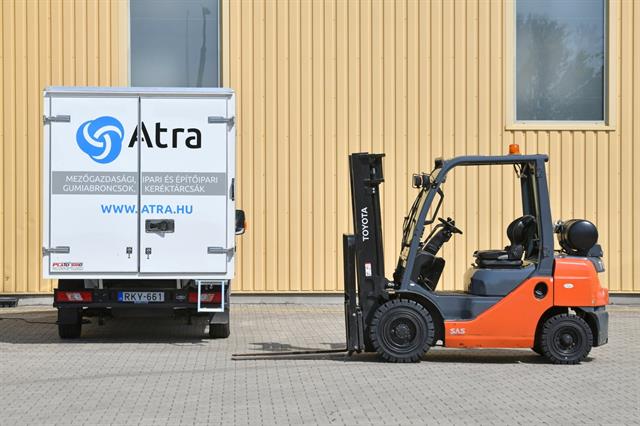 Atra has more than 50% of the marketshare of Hungary's materials handling and construction tyre markets