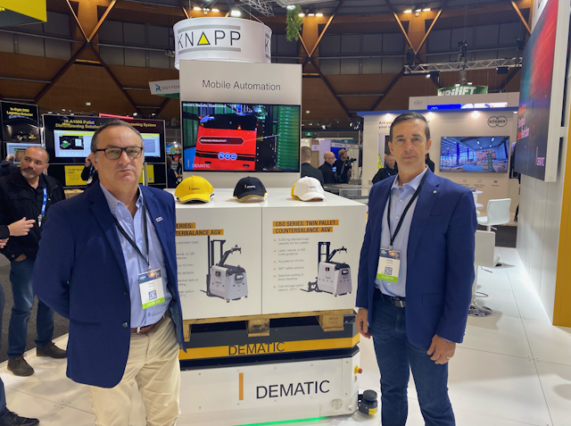 Dematic's Tony Raggio and Phil Makowski