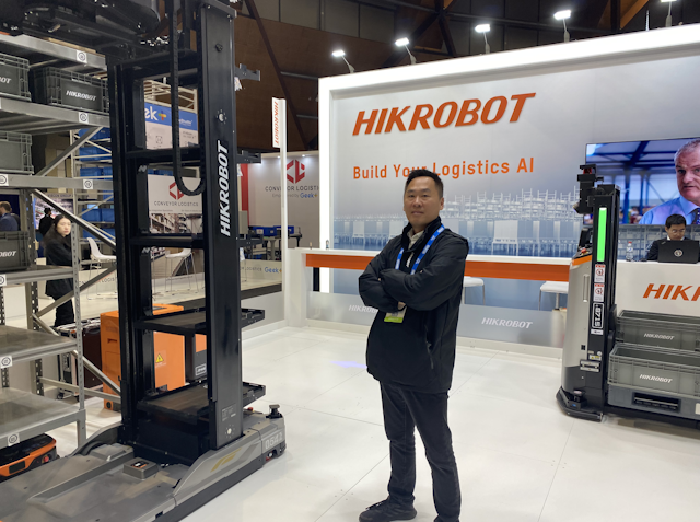 HikRobot’s Calvin Kwok showed off his company’s integrated solution
