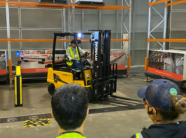 Things heat up in the Australian Forklift Championships held at CeMAT Australia