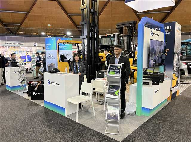 ROYPOW showcased their cutting-edge lithium-ion forklift batteriy technology at CeMAT.