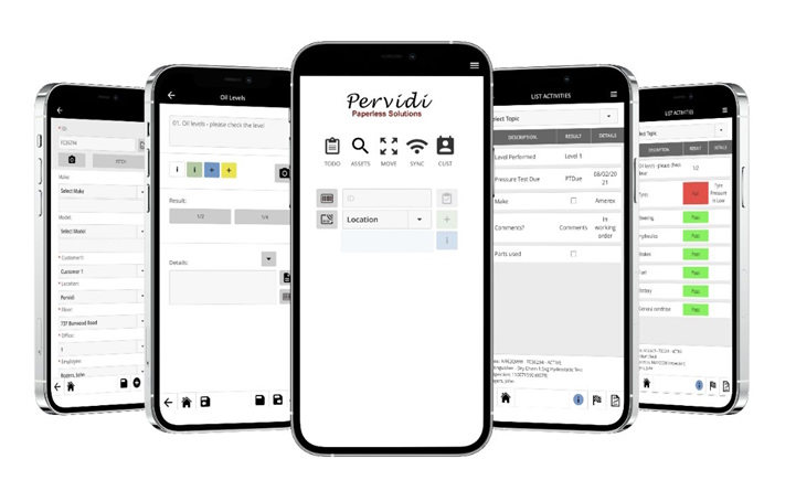 Pervidi Paperless Solutions - Proximity alert solutions & pre-start checks for MHE