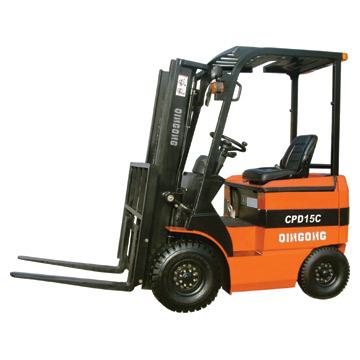 Qingong's electric CPD 15C forklift.