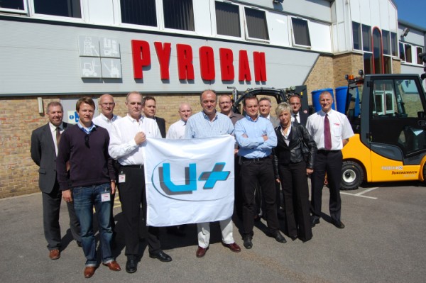 Univar operations managers gathered at Pyroban's headquarters in the UK for training on the new pan-European safety practice.
