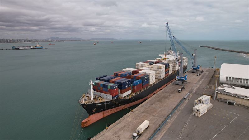 Brazilian port adds Konecranes harbour cranes