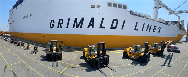 Grimaldi places bulk order with Forkliftcenter