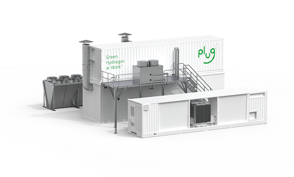 Amazon installs hydrogen production system for forklifts